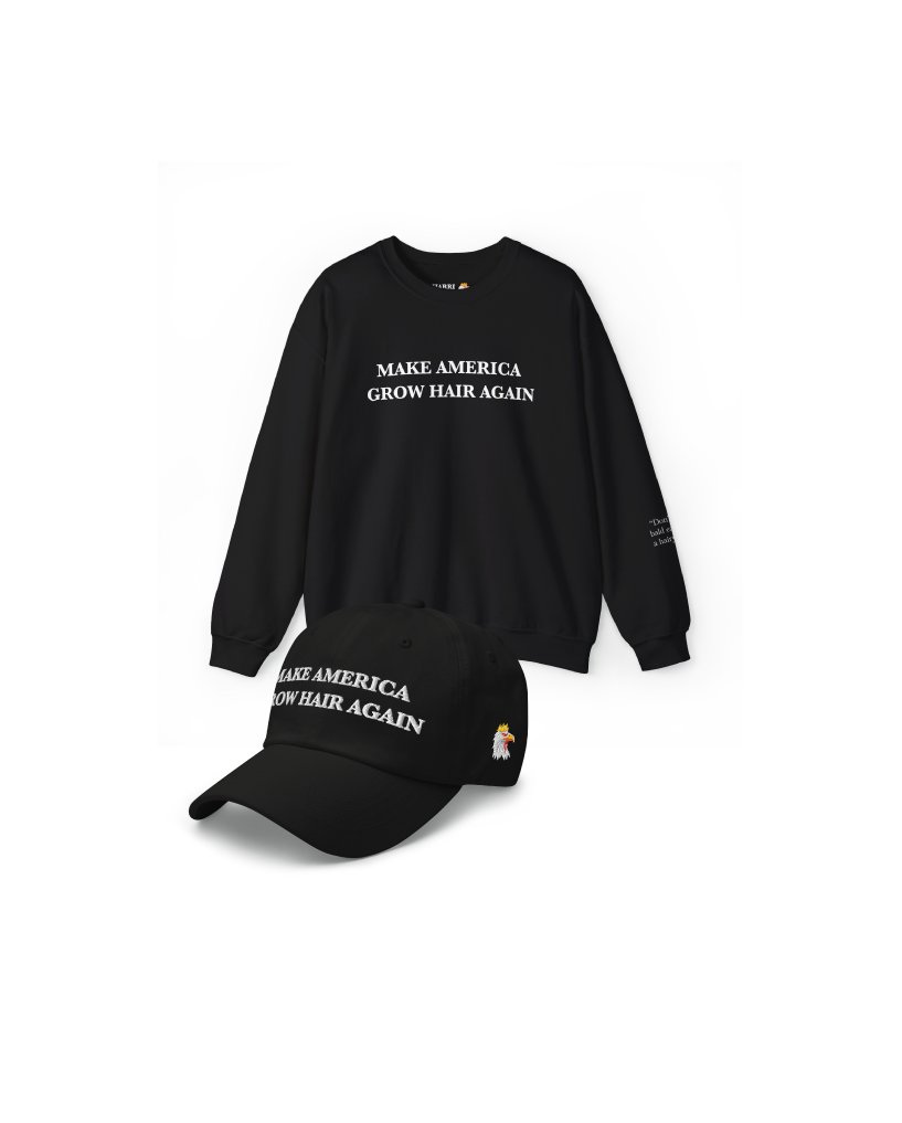 TEAM BLACK - SWEATER X HAT