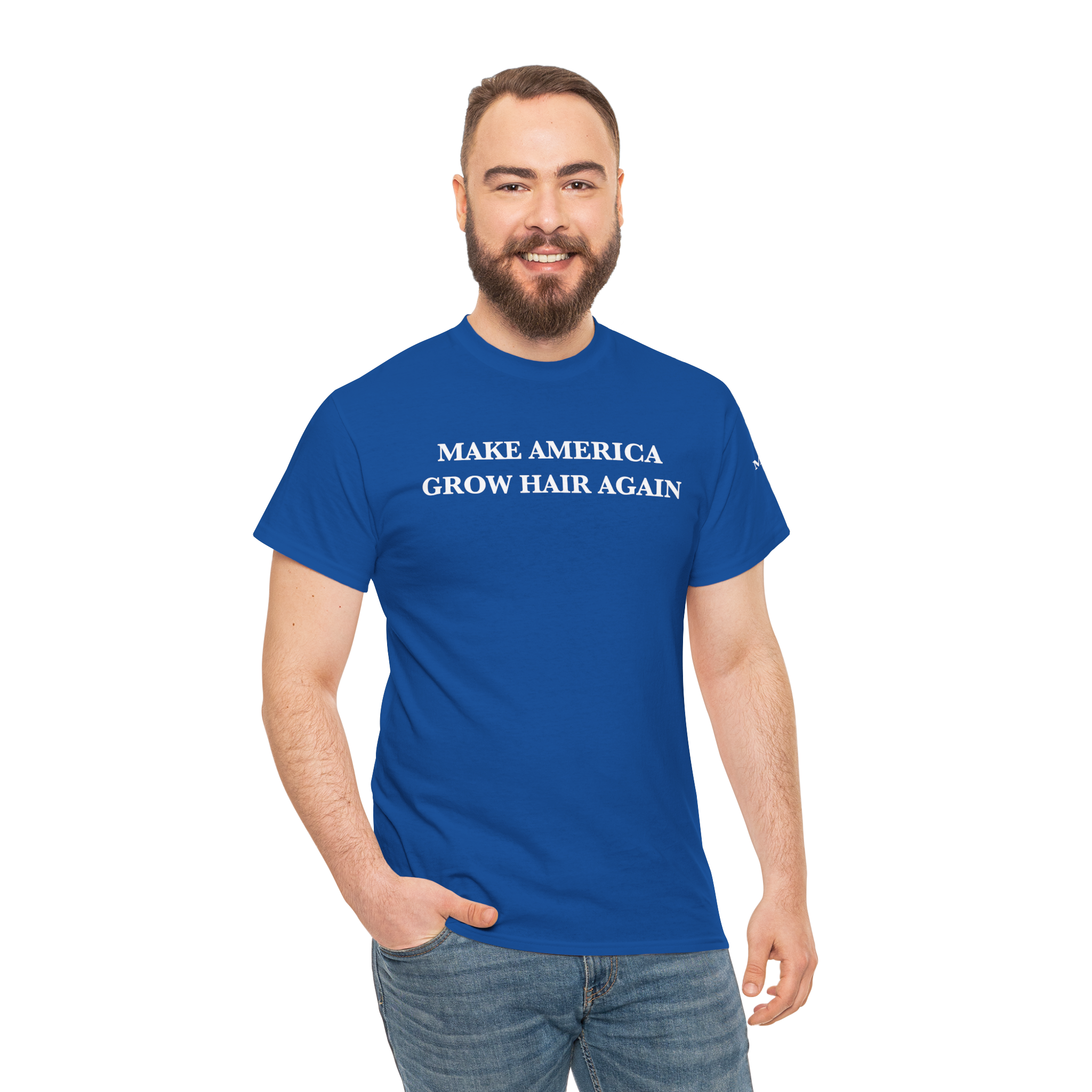 HARRI EAGLE - MAGHA T-SHIRT BLUE